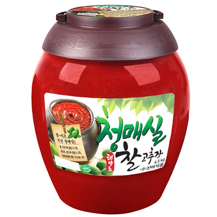 진미 청매실 찰고추장, 4.5kg, 1개 대표 이미지 - 고추장 추천