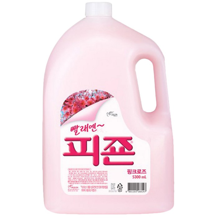 피죤 레귤러 섬유유연제 핑크로즈 본품, 5300ml, 1개 대표 이미지 - 섬유유연제 추천
