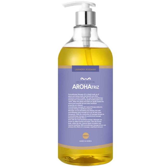 아로하트리즈 라벤더 로즈마리 오가닉 바디 오일 꽃향, 1000ml, 1개 대표 이미지 - 바디오일 추천