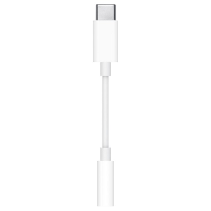 Apple 정품 USB C to 3.5mm Headphone Jack Adapter, 화이트 대표 이미지 - 애플 정품 이어팟 추천