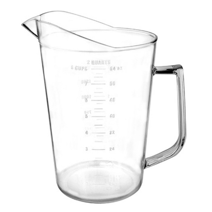 SK CAMEL PC 계량컵, 투명, 2000ml 대표 이미지 - 전자저울 추천
