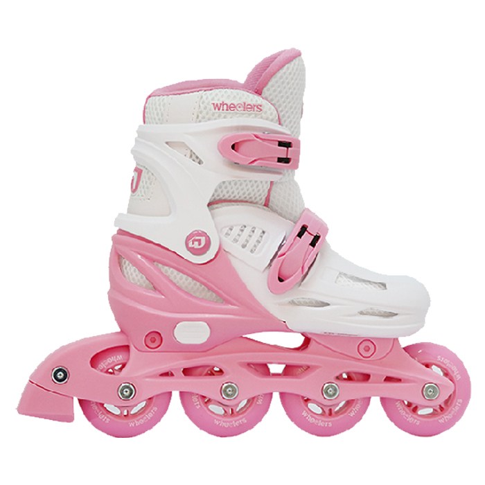 휠러스 아동용 에이스2 인라인 스케이트 WI-180, 핑크