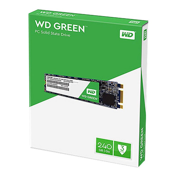 WD Green SATA M.2 2280 SSD, WDS240G2G0B, 240GB
