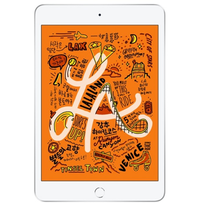 Apple iPad mini 5세대, 실버, 64GB, Wi-Fi+Cellular 대표 이미지 - 대학생 아이패드 추천