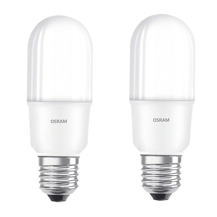 오스람 LED 스틱전구 9W, 주광색, 2개 대표 이미지 - 오스람 전구 추천