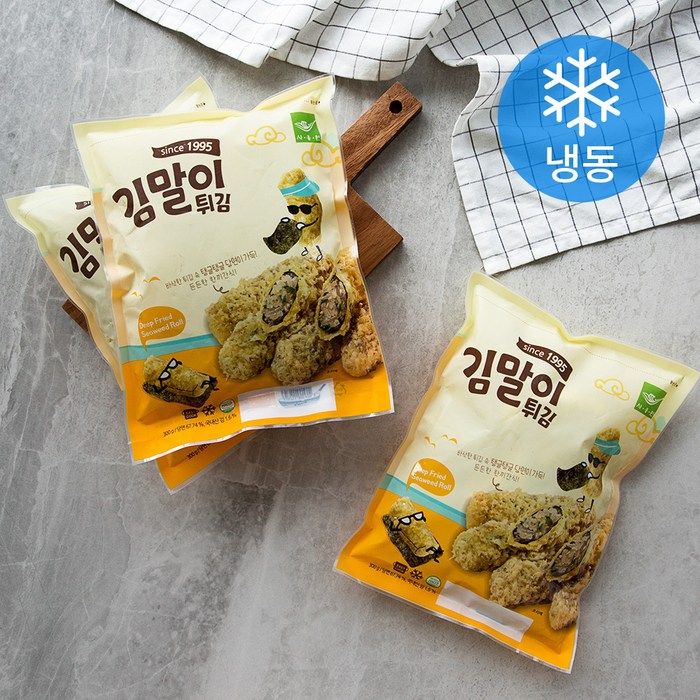사옹원 즉석 김말이 튀김 (냉동), 300g, 3개 대표 이미지 - 김말이 추천