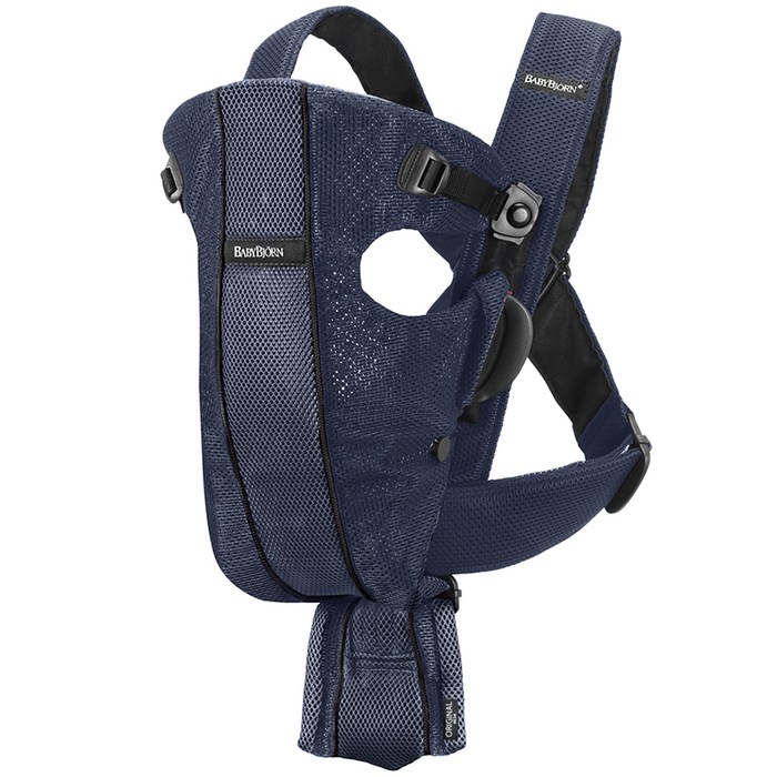 베이비뵨 베이비 캐리어 오리지널, 메쉬 다크블루 대표 이미지 - 베이비뵨 아기띠 추천