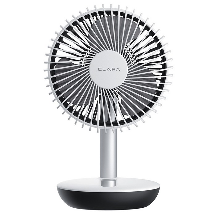 클래파 회전형 무선 탁상겸용 휴대용 선풍기, BFB-SF500E, White 대표 이미지