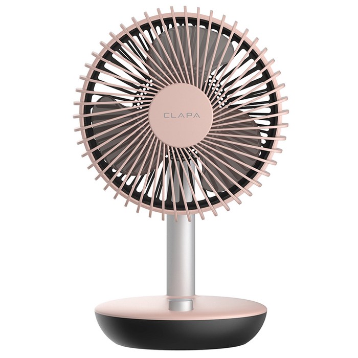클래파 회전형 무선 탁상겸용 휴대용 선풍기, BFB-SF500E, Peach 대표 이미지