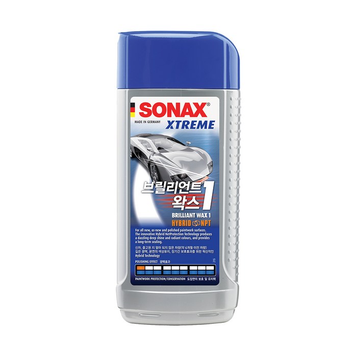 소낙스 익스트림 브릴리언트 코팅 왁스 1, 500ml, 1개 대표 이미지 - 소낙스 차량용품 추천