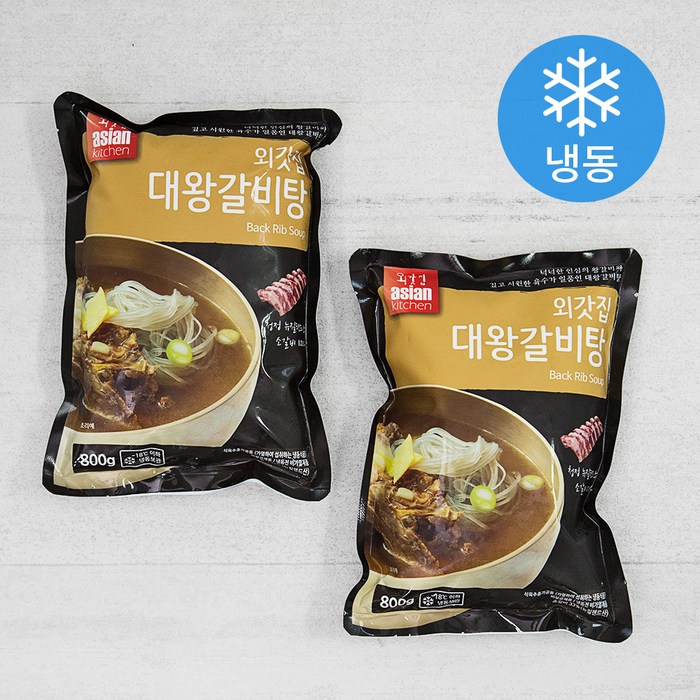 외갓집 대왕갈비탕 (냉동), 800g, 2개 대표 이미지 - 왕갈비탕 추천