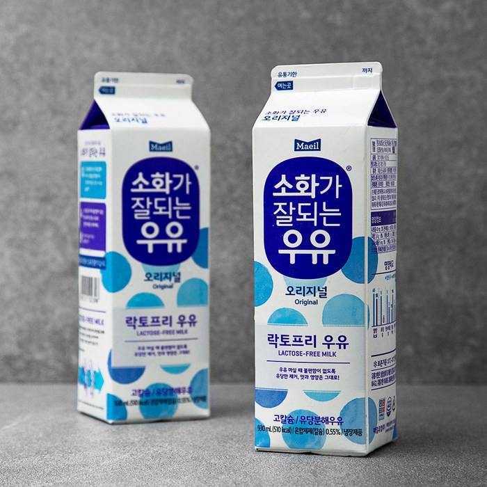 매일우유 소화가 잘되는 우유, 930ml, 2개 대표 이미지 - 고칼슘 우유 추천
