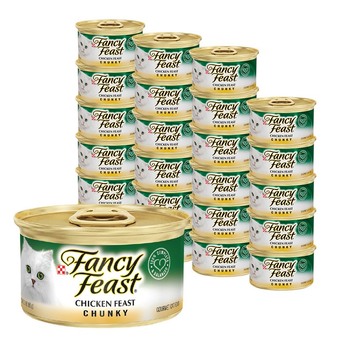팬시피스트 청키 치킨 고양이 캔, 85g, 24개 대표 이미지 - 고양이 치킨 추천