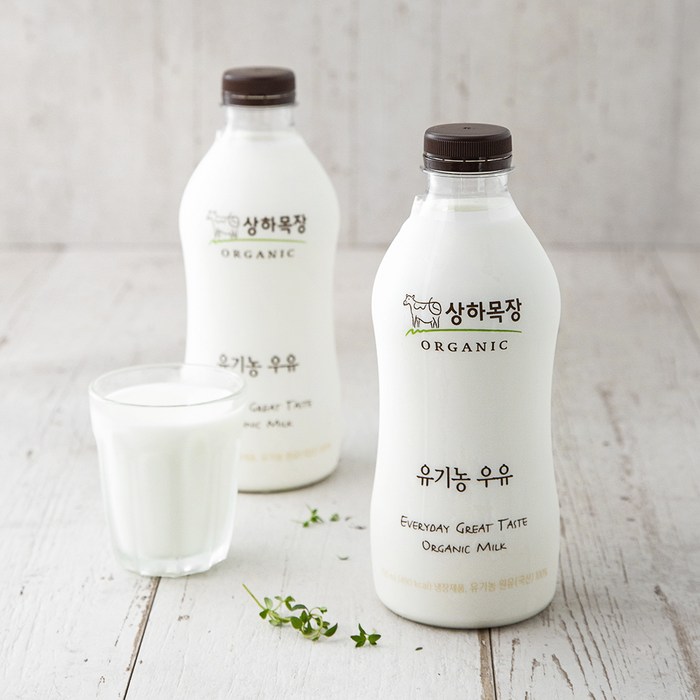상하목장 유기농인증 우유, 750ml, 2개 대표 이미지 - 상하목장 추천
