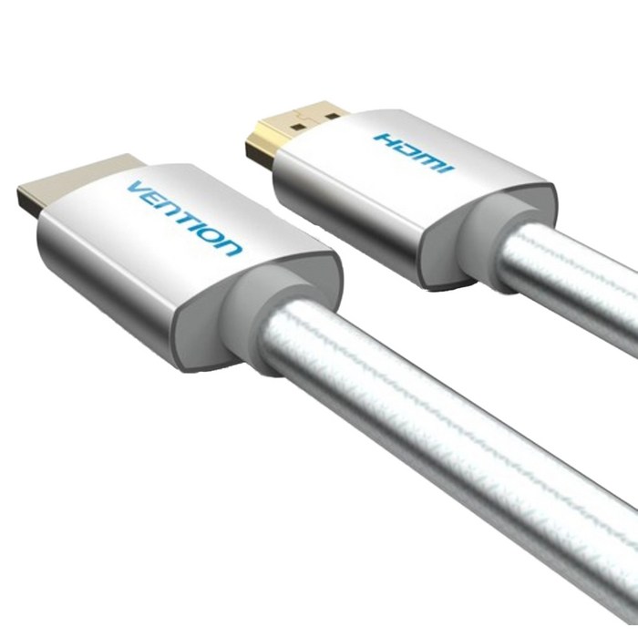 벤션 VENTION 아이언실버 4K HDMI 2.0 케이블 AV케이블 h.10m(AABIL), 1개, 10m 대표 이미지 - HDMI 케이블 추천