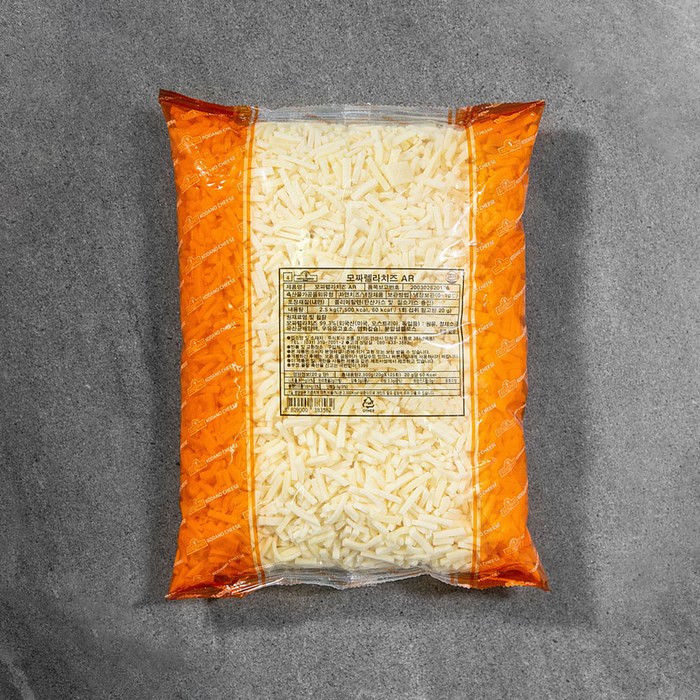 코다노 모짜렐라치즈 AR, 2.5kg, 1개 대표 이미지 - 체다치즈 추천