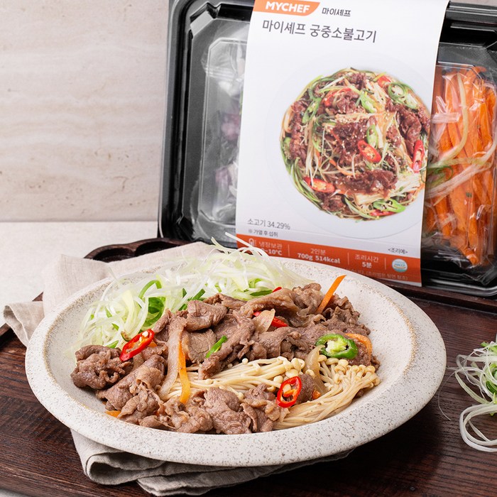 마이셰프 궁중 소불고기, 700g, 1개 대표 이미지 - 마이셰프 밀키트 추천