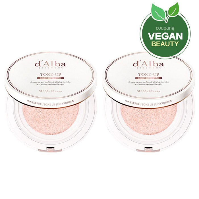 달바 워터풀 톤업 선 쿠션 SPF50+ PA++++, 15g, 2개