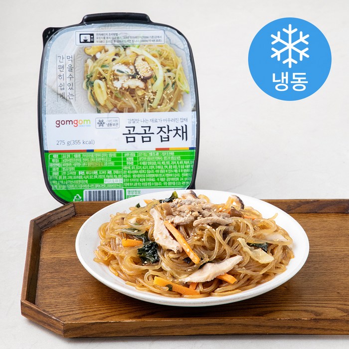 곰곰 간편한 잡채 (냉동), 275g, 1개 대표 이미지 - 잡채 추천