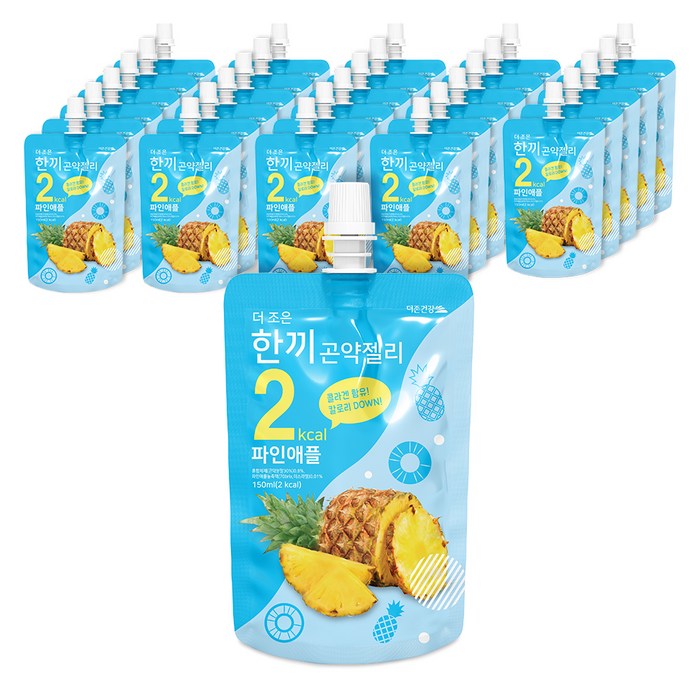 더조은 한끼곤약젤리 파인애플, 150ml, 30개입 대표 이미지 - 곤약젤리 추천