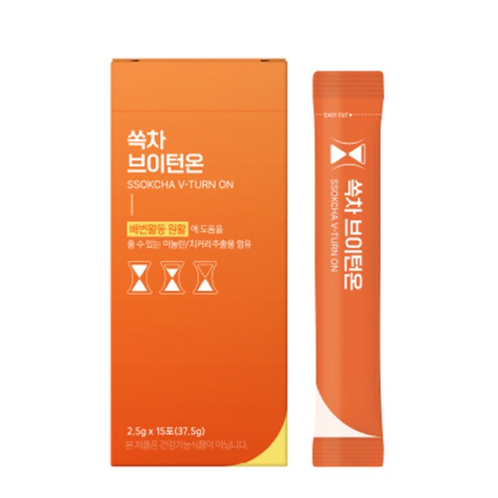 쏙차 브이턴온, 2.5g, 15개입, 1개 대표 이미지 - 간헐적 단식 추천