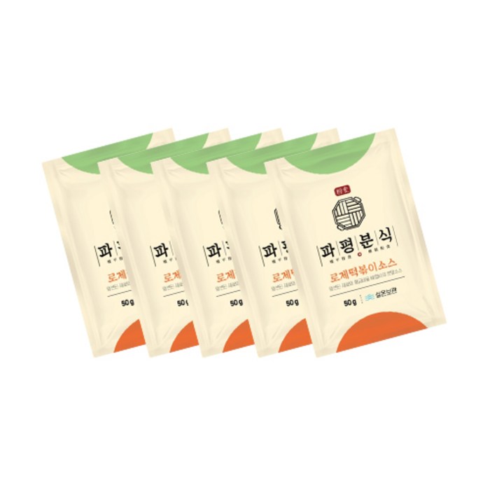 파평분식 떡볶이소스 가루 로제맛, 50g, 5개 대표 이미지 - 로제 떡볶이 추천