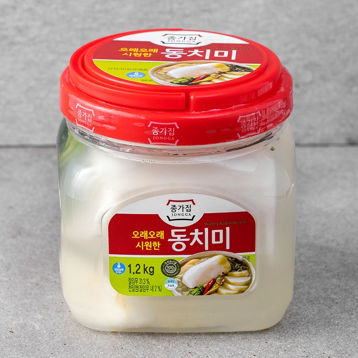 종가집 동치미, 1.2kg, 1개 대표 이미지 - 종가집 김치 추천