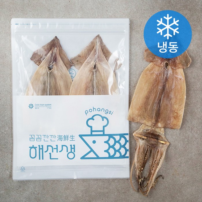 해선생 포항시 인증 원양산 잘 마른 건오징어 2미 (냉동), 160g, 1개 대표 이미지 - 마른오징어 추천