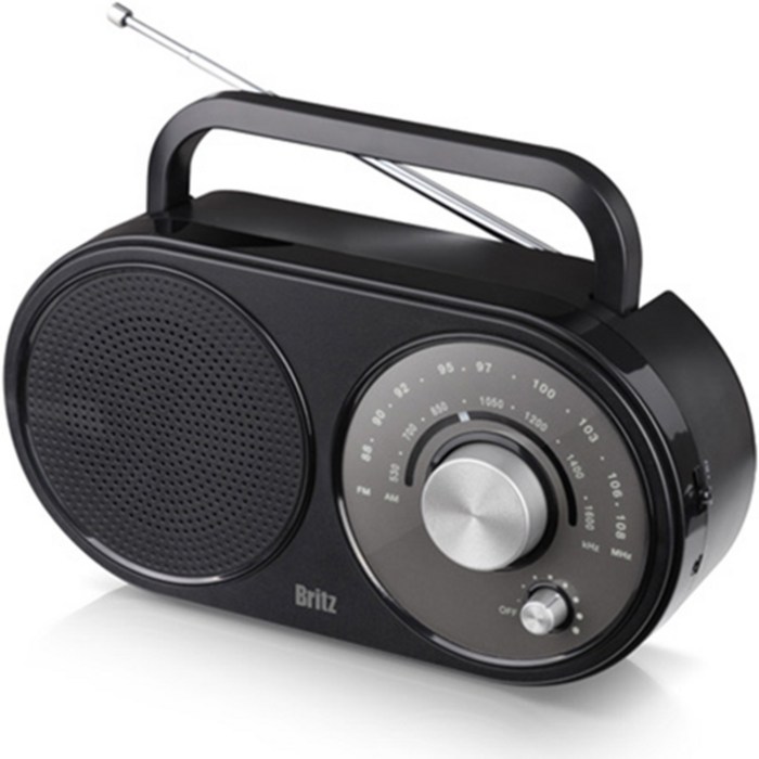 브리츠 아날로그 레트로 휴대용 FM AM 라디오 플레이어, BZ-R370, 혼합 색상 대표 이미지 - 라디오 추천
