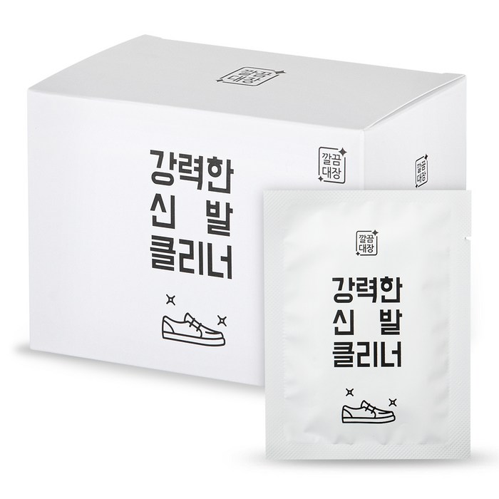 깔끔대장 강력한 신발 클리너 25p, 500g, 1개 대표 이미지 - 신발 티슈 추천