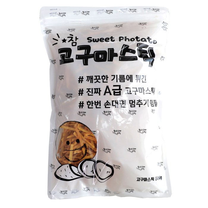 대삼민속식품 참고구마스틱, 500g, 1개 대표 이미지 - 회사 간식 추천