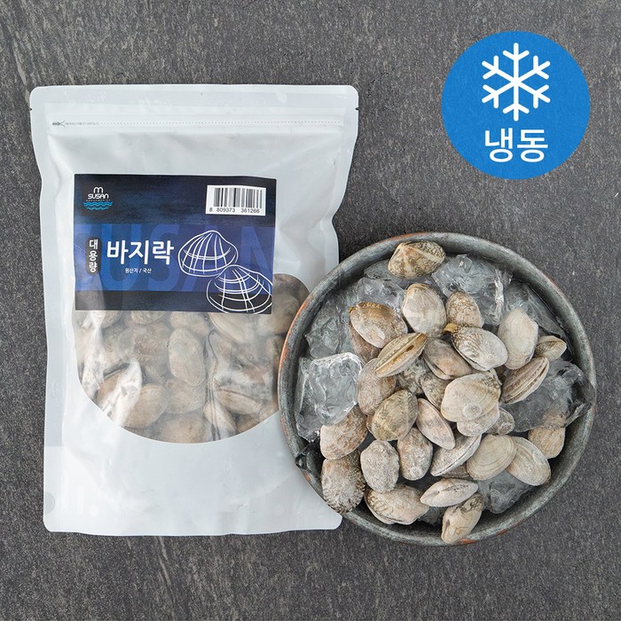 엠수산 국내산 바지락 (냉동), 1200g, 1개 대표 이미지 - 조개살 추천