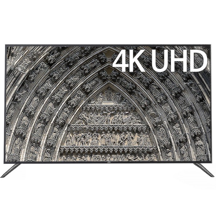 유맥스 4K UHD LED TV, 127cm(50인치), UHD50L, 스탠드형, 자가설치 대표 이미지 - 50인치 TV 추천