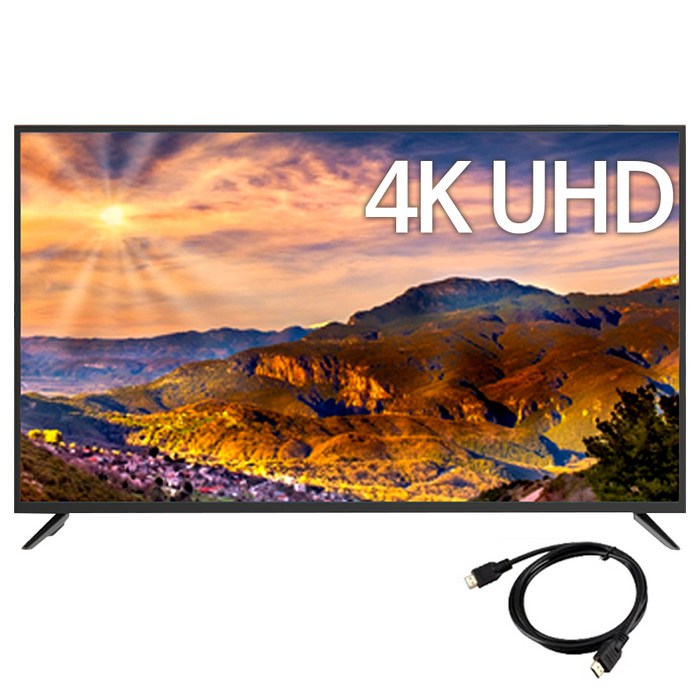 아티브 4K UHD LED TV, 139cm(55인치), AK550UDHTV-S, 스탠드형, 자가설치 대표 이미지 - 안드로이드 TV 추천