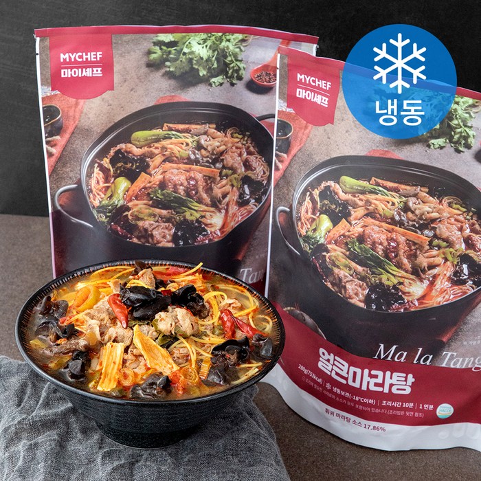 마이셰프 얼큰마라탕 (냉동), 280g, 2팩 대표 이미지 - 마라탕 밀키트 추천