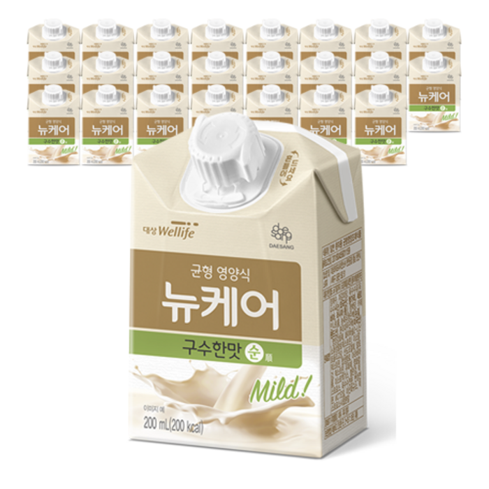 대상웰라이프 뉴케어 구수한맛 순, 200ml, 24개 대표 이미지 - 뉴케어 영양식 추천