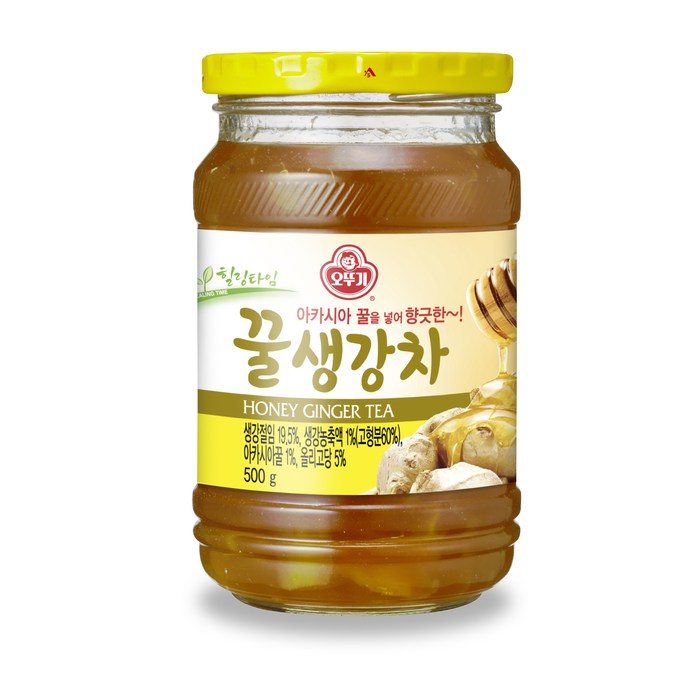 Pack_오뚜기 꿀생강차, 500g, 1개 대표 이미지 - 오뚜기 차 추천