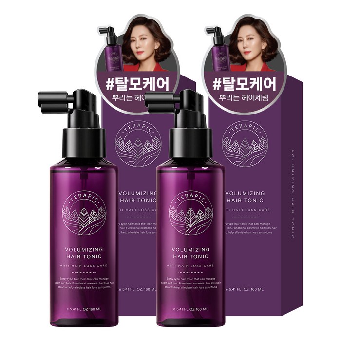 테라픽 볼류마이징 헤어토닉, 160ml, 2개 대표 이미지 - 헤어토닉 추천