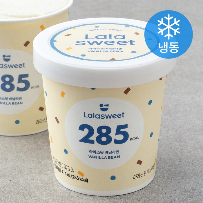 라라스윗 바닐라빈 아이스크림 (냉동), 474ml, 1개 대표 이미지 - 모나카 아이스크림 추천