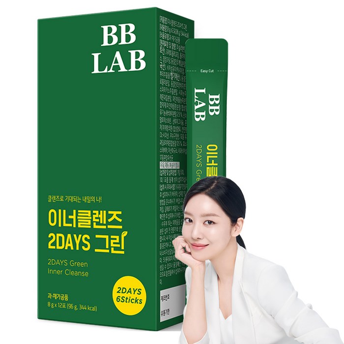 비비랩 이너클렌즈 2DAYS 그린 클렌징 주스, 96g, 1개 대표 이미지 - 독소 빼기 추천