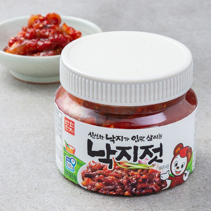 반찬단지 신선한 낙지가 입맛 살리는 낙지젓, 500g, 1개 대표 이미지 - 낙지젓 추천