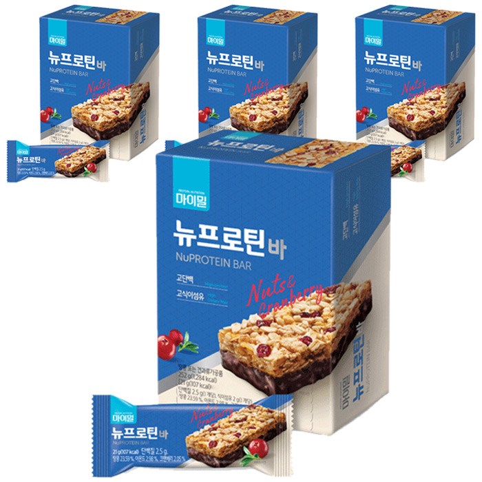 마이밀 뉴프로틴바, 252g, 4개 대표 이미지 - 퀘스트 뉴트리션 추천