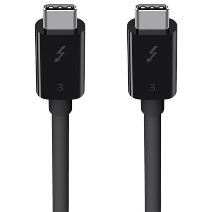 벨킨 USB C타입 썬더볼트3 케이블, 1개, 2m 대표 이미지 - 썬더볼트3 추천