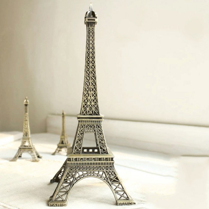 뽀마 미니어쳐 에펠탑 인테리어 소품, 황색 대표 이미지 - 에펠탑 추천