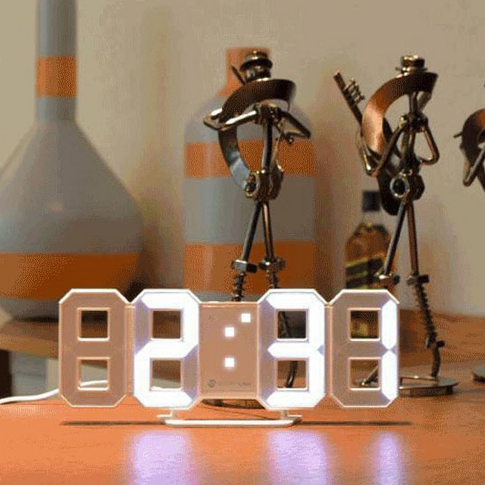 스토리링크 타임캡슐 미니 3D LED 시계, 혼합 색상 대표 이미지 - 탁상시계 추천