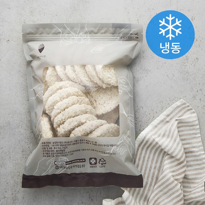 네니아 순살 등심 돈까스 우리밀 20p (냉동), 1.2kg, 1개 대표 이미지 - 돈까스 맛집 추천