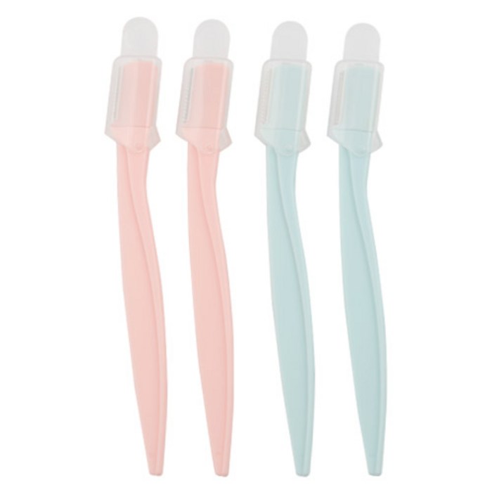 니켄 엣지 눈썹칼 피치 2p + 스카이블루 2p, 혼합 색상, 1세트 대표 이미지 - 눈썹칼 추천