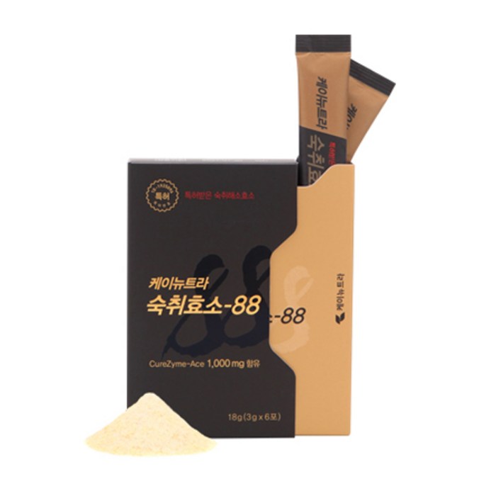 케이뉴트라 숙취효소-88 3g, 6개 대표 이미지 - 숙취해소제 추천