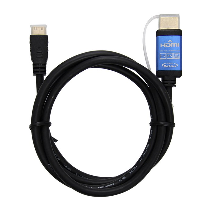 마하링크 Ultra HDMI TO MINI HDMI Ver2.1 8K케이블 ML-HM8012, 1개, 1.2m 대표 이미지 - 8K HDMI 케이블 추천