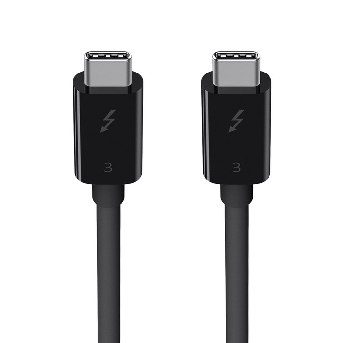 벨킨 USB C타입 썬더볼트3 케이블, 1개, 0.8m 대표 이미지 - 썬더볼트3 추천